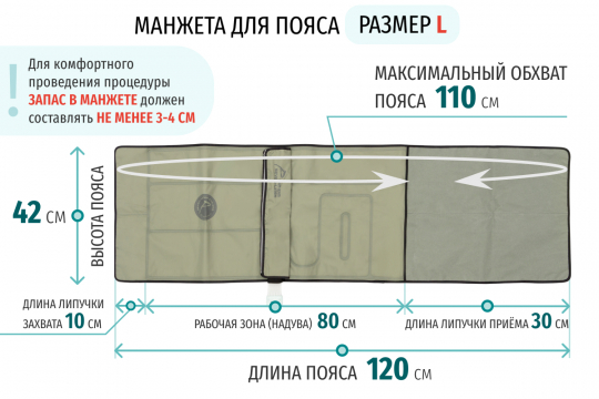 Аппарат для прессотерапии Seven Liner ZAM-200S ПОЛНЫЙ, L треугольный тип стопы - 4