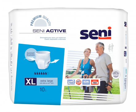 Впитывающие трусы SENI ACTIVE Extra Large 10 шт. - 1