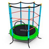 Батут детский DFC SMRKIDS 55" с сеткой, GREEN