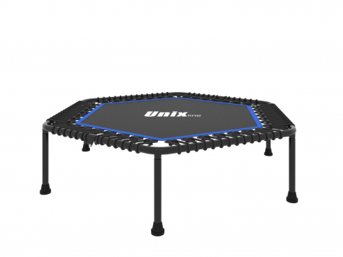 Батут UNIX Line FITNESS Lite Blue (130 cm) - 1